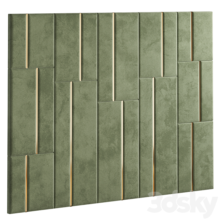 Decorative wall panel №12 3D Model Free
