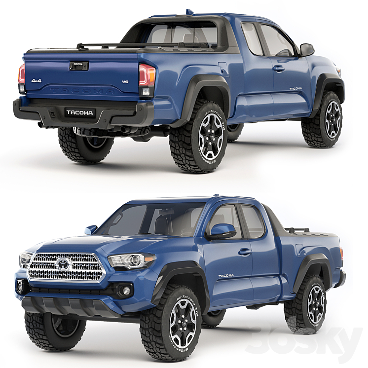 Toyota Tacoma extended cab 2017 Free Download