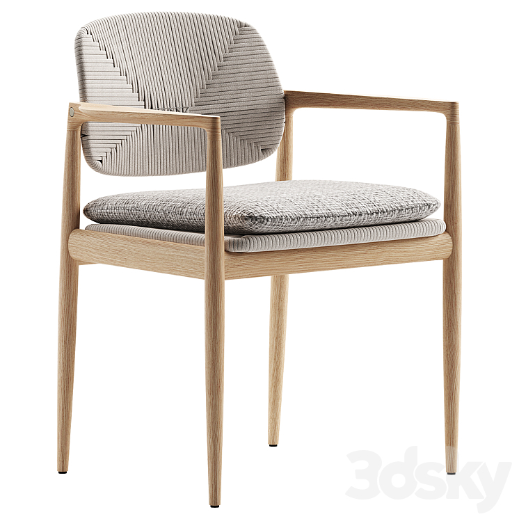 Yoko Outdoor Chair \/ Minotti 3DS Max - thumbnail 1