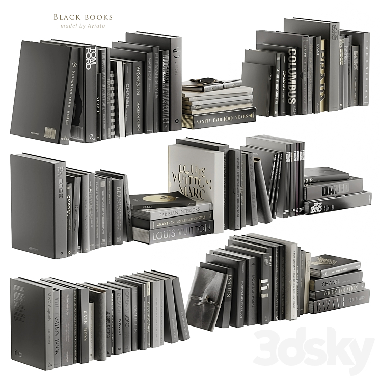 black books 3D Model