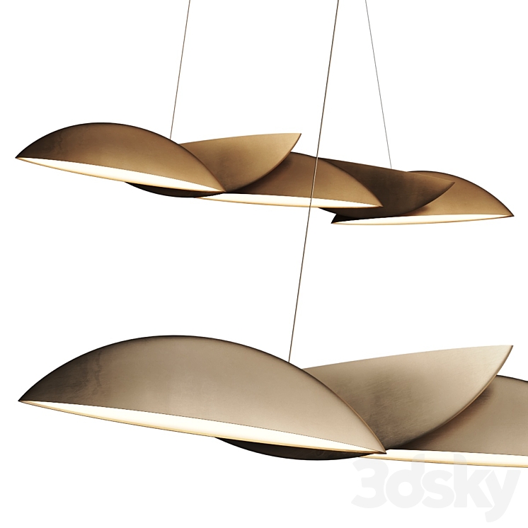 Modern Forms Sydney Pendant Lamp 3DS Max Model - thumbnail 1