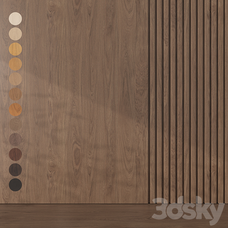 Oak texture 067 3D Model