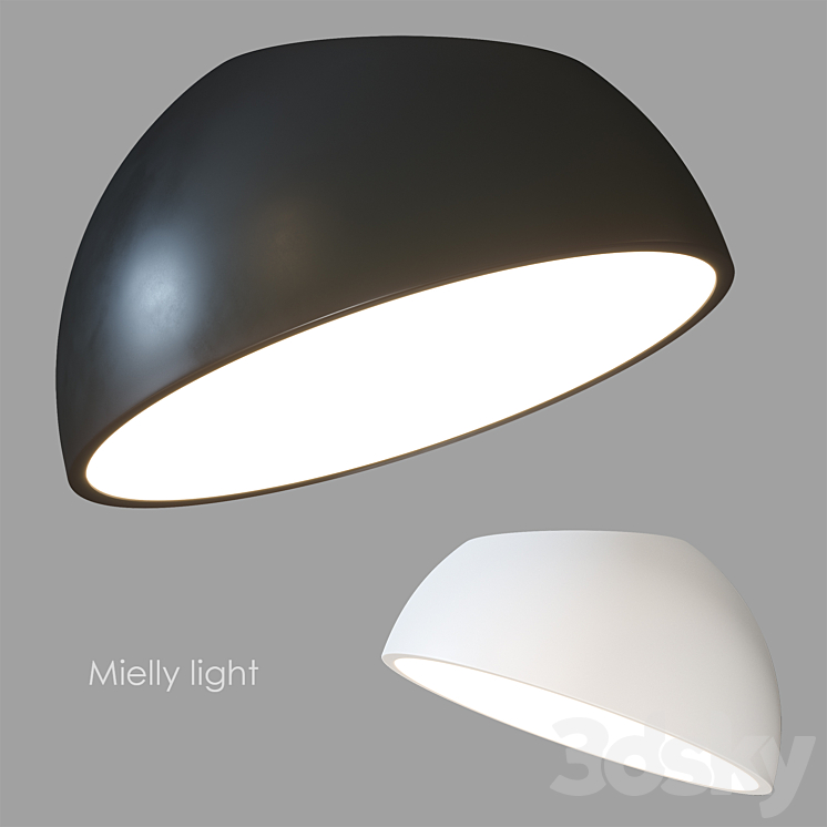 Mielly light Ceiling lamp 3DS Max Model - thumbnail 1