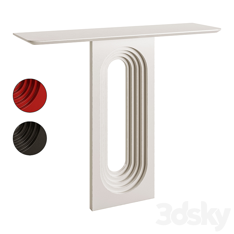 47 Modern Console Table by Homary 3D Model