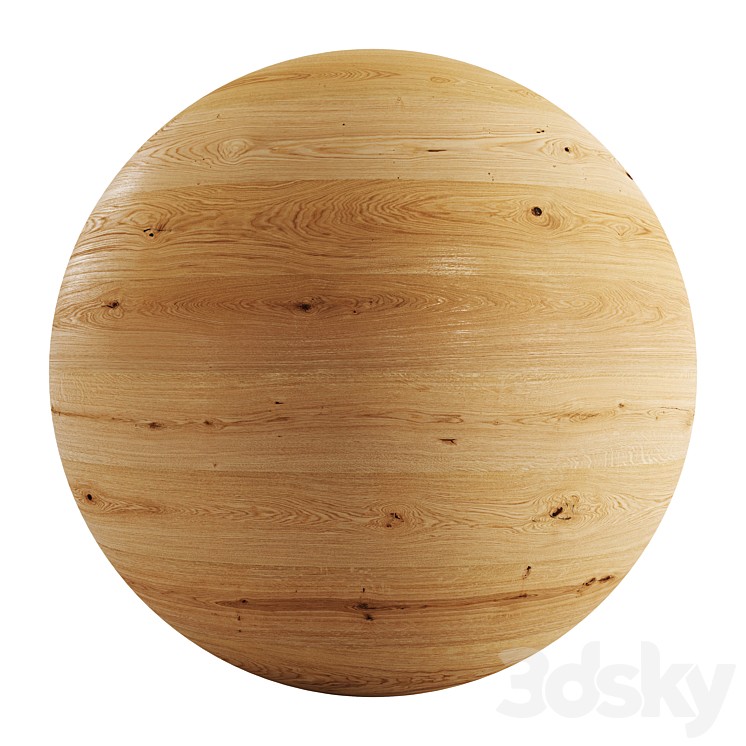 Rustic OAK 01 by devranrahim 3D Model