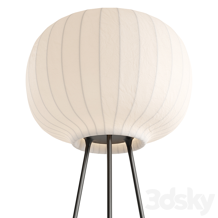 581 Paper Floor Lamp by VIPP 3DS Max - thumbnail 2