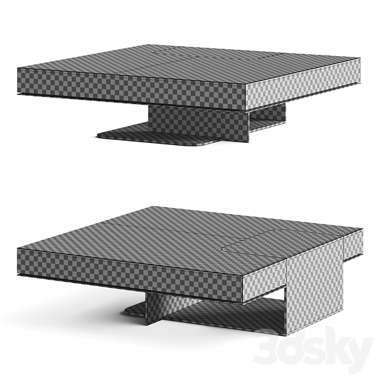 Paolo Castelli Ipanema Coffee Table 3D Model