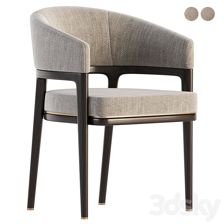 Mark dining chair by ASTER 3DS Max - thumbnail 1
