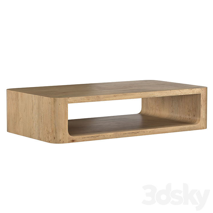 OSLO OPEN COFFEE TABLE 3DS Max Model - thumbnail 2