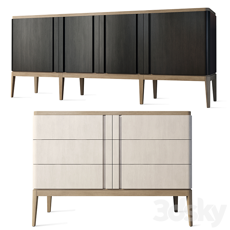 Chest of drawers buffet sideboard dresser Icons Panormo 3D Model