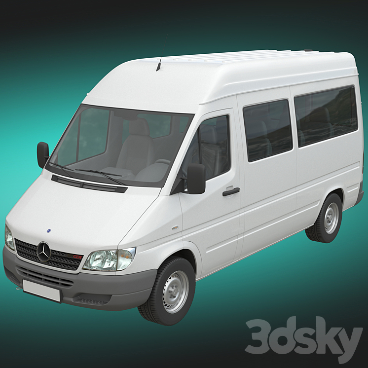 Mercedes-Benz Sprinter Classic 3D Model Free