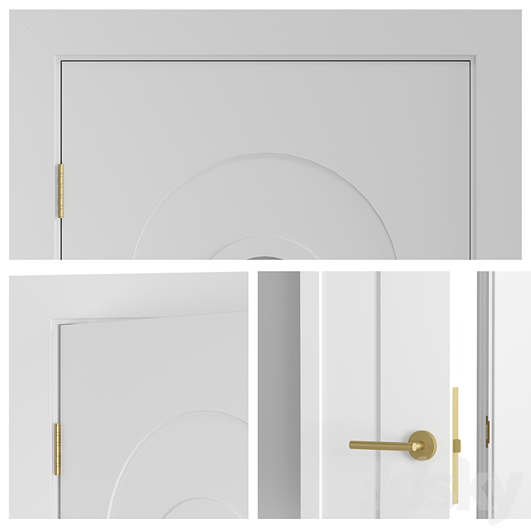 Door circumference Elegantnie door 3D Model