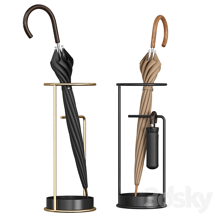 Umbrella stand Minimum Calligaris 3D Model Free
