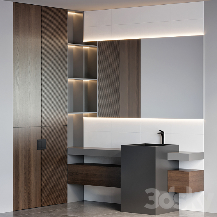 bathroom furniture 84 3D Model