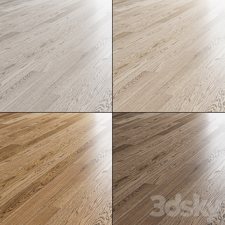 Wood Floor Set_02 3DS Max Model - thumbnail 2