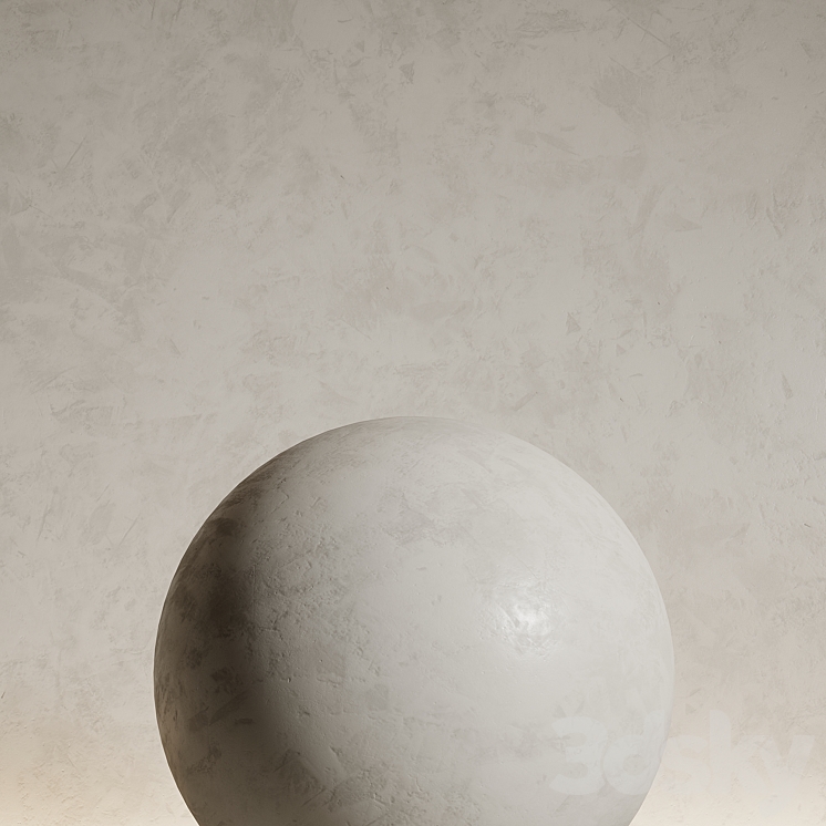 Decorative plaster. Seamless decorative plaster material 39 3D Model Free