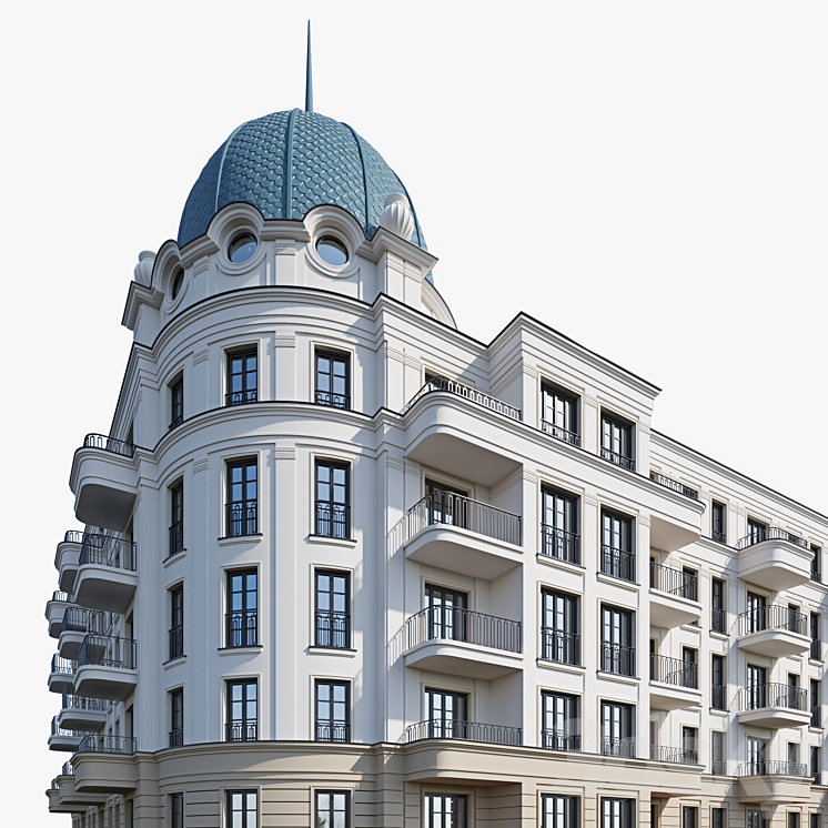 residential building 18 3D Model
