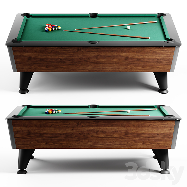 The billiard table 3D Model