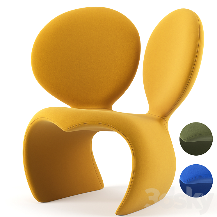 Don-t F**k With The Mouse Armchair By Qeeboo 3DS Max - thumbnail 1