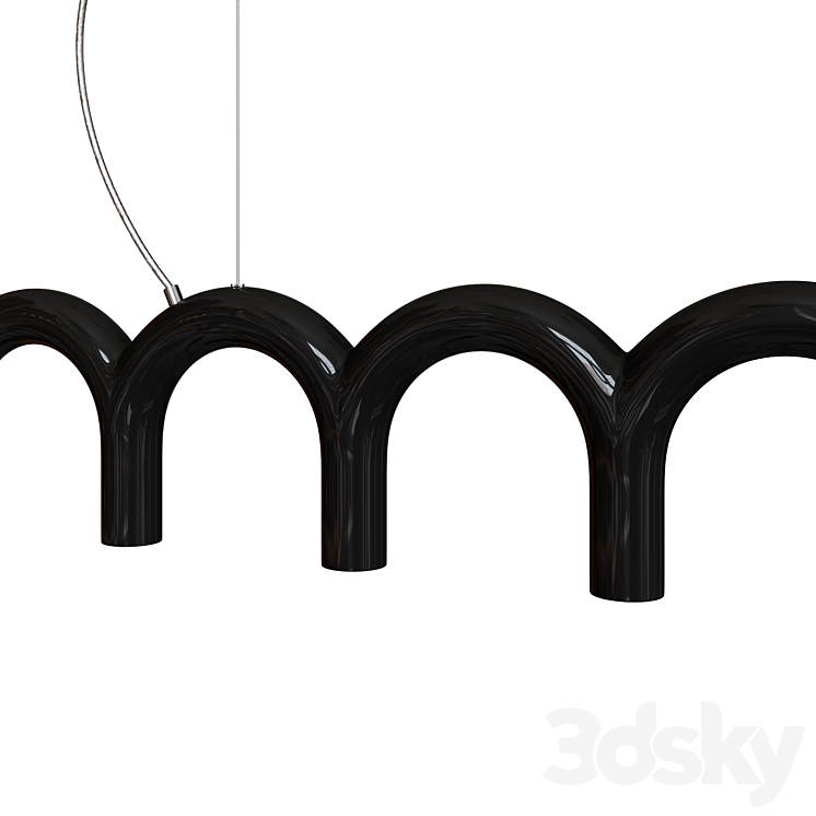 OBLURE ARCH BLACK 3D Model Free