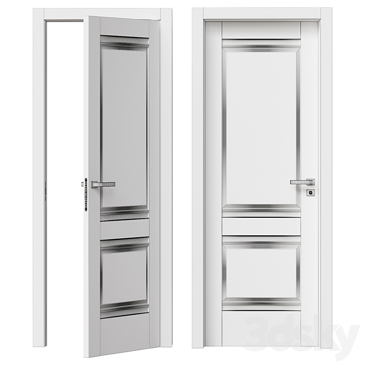 Interroom door ProfilDoors Series XN model 1XN 3D Model Free