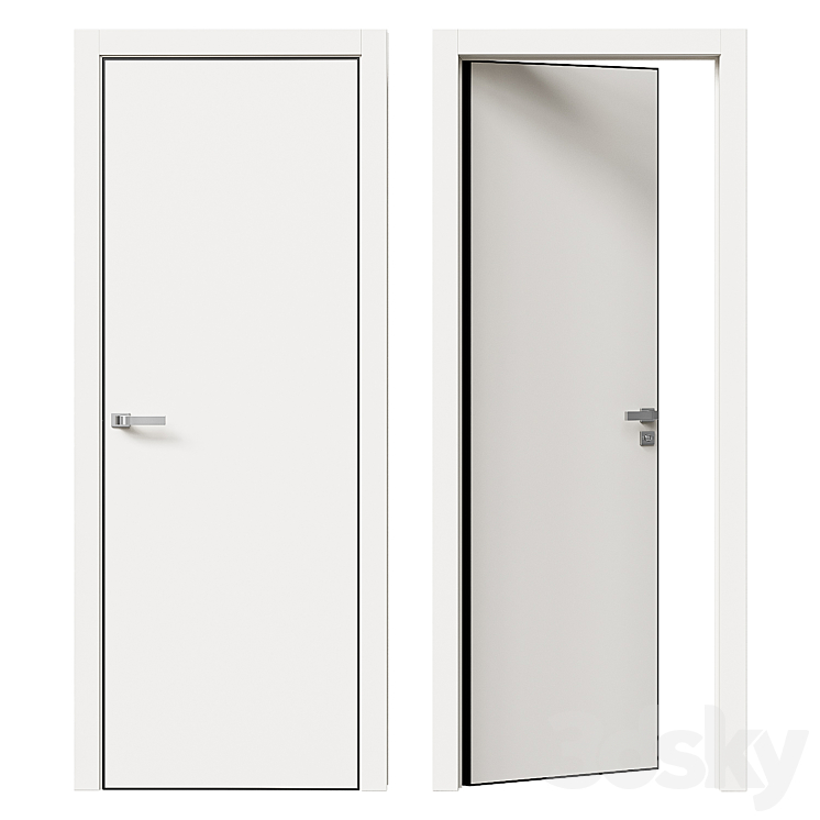 Interroom door ProfilDoors Series E model 1E Free Download