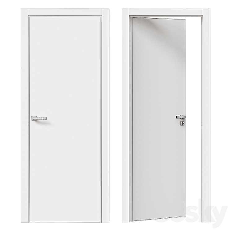 Interroom door ProfilDoors Series E model 1E 3D Model