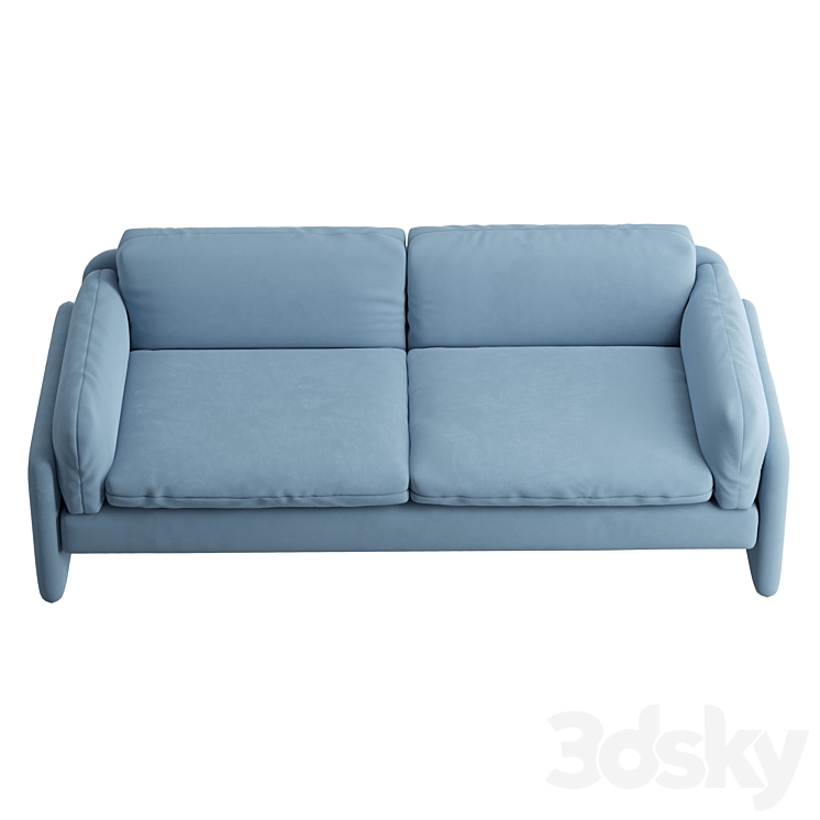 Gilmour TwoCushion Sofa Sofa 3D model