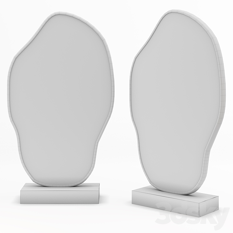 Mathieu Lehanneur Le Passage Standing Mirror 3D Model Free