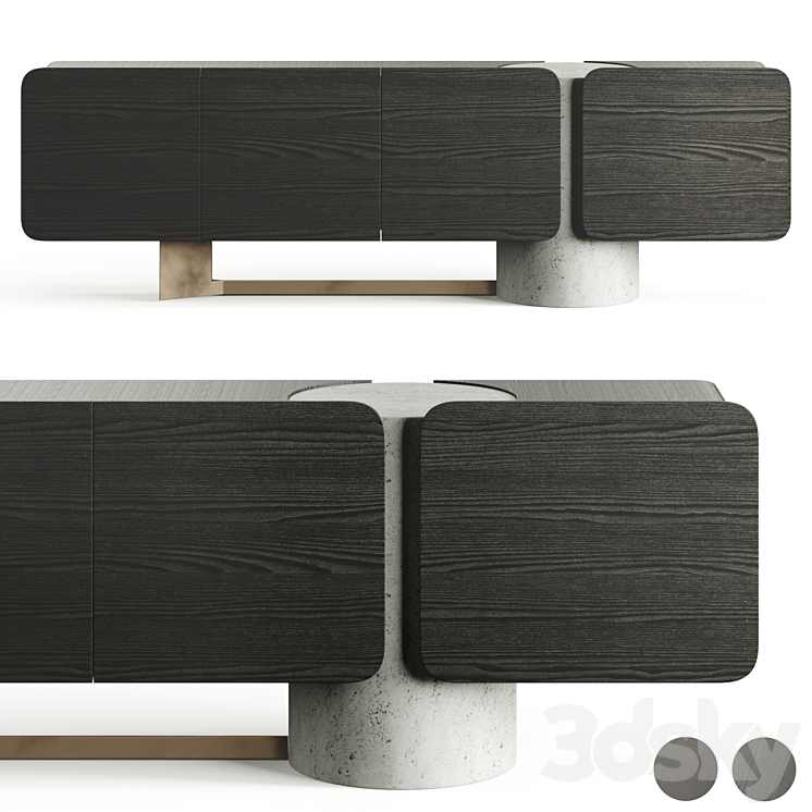 Enne Titano Sideboard By Maurizio Manzoni 3DS Max Model - thumbnail 1