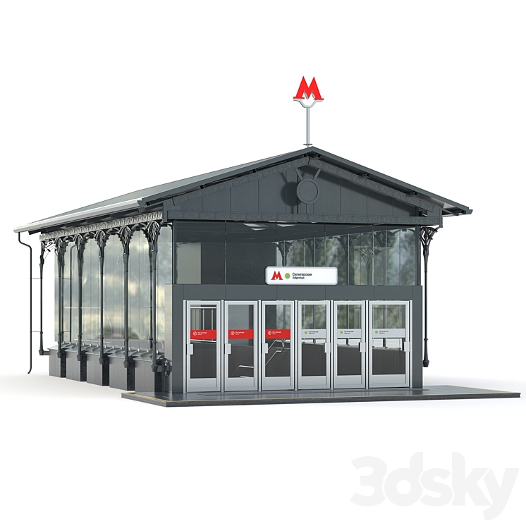 subway pavilion 3D Model