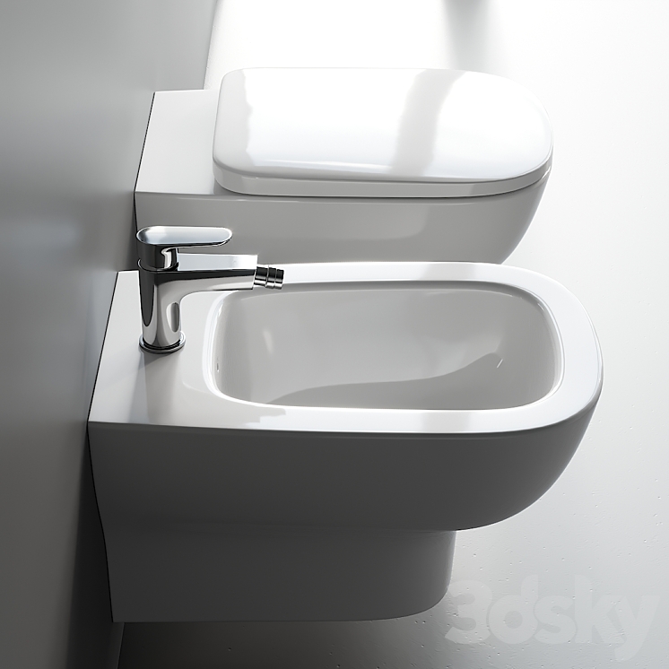 Ideal Standard Esedra Wall-Hung WC 3D Model
