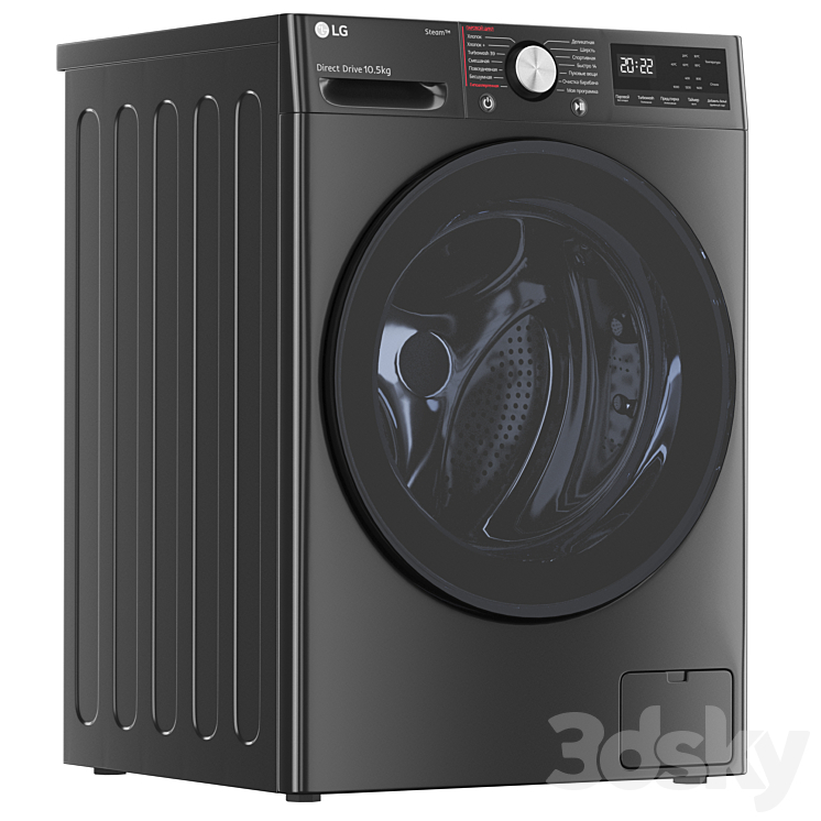 Washing machine LG TW4V9RW9P - Household appliance - 3D model