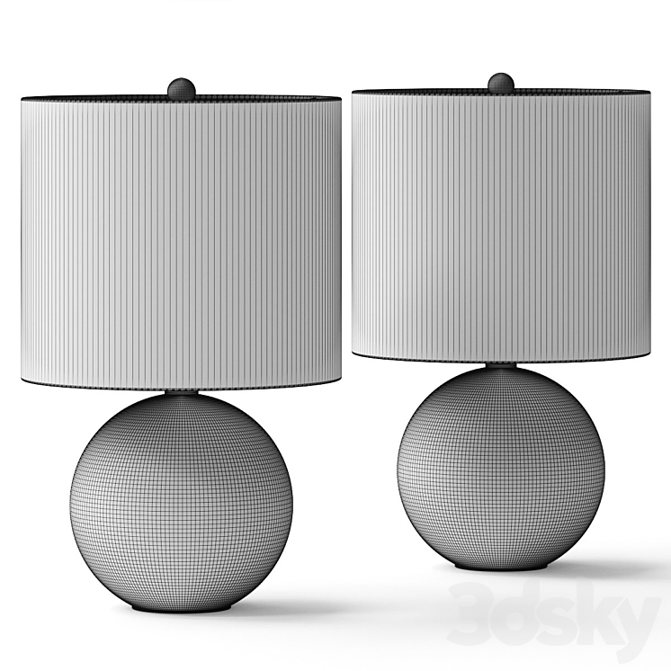Lulu and Georgia Vivienne Table Lamp 3DS Max - thumbnail 2