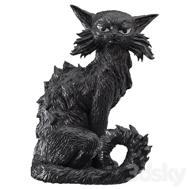 Figurine Cat Salem 3D Model