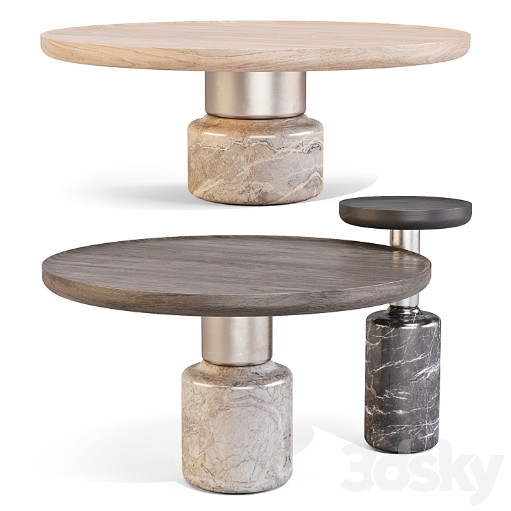 District Eight: Torus – Coffee and Side Tables 3DS Max Model - thumbnail 2