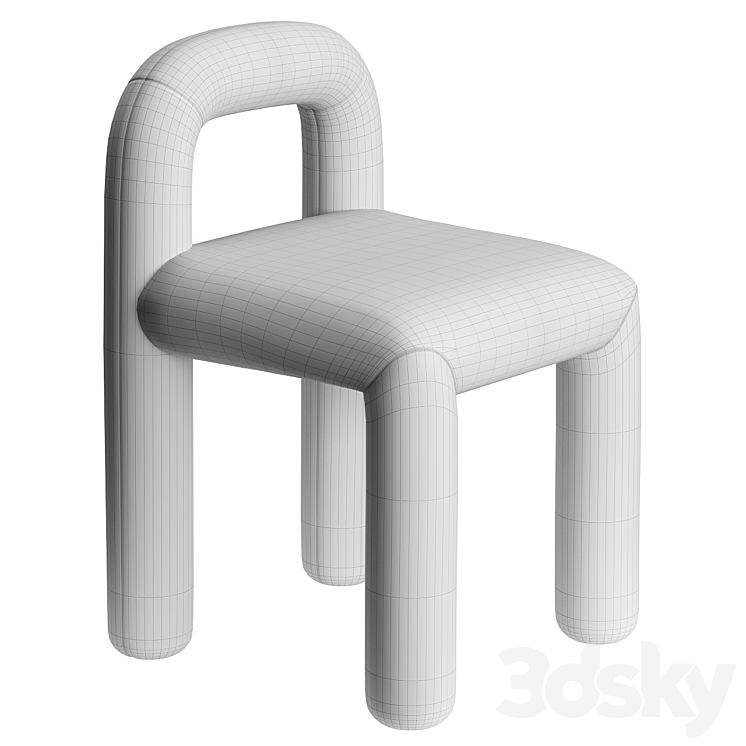 Cyla Dining Chair by Made.com 3D Model