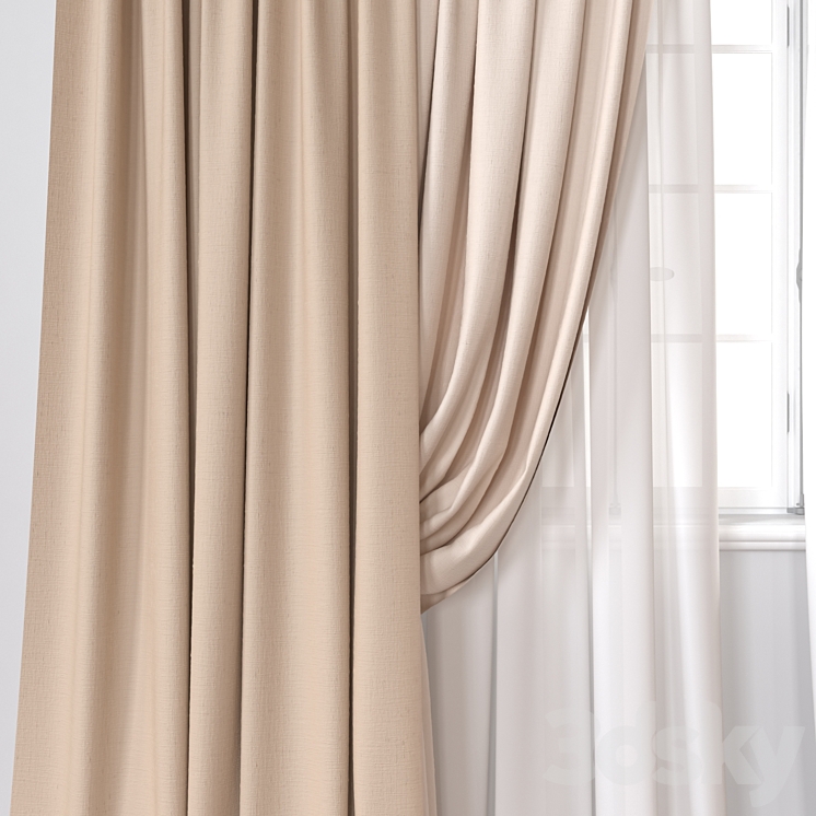 Curtain A200 3D Model
