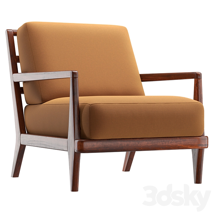 Headlands Lounge Chair 3DS Max - thumbnail 1