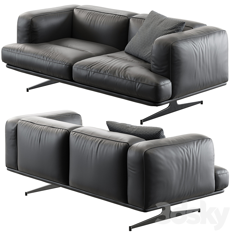Andtradition Inland 2Seat 3D Model Free