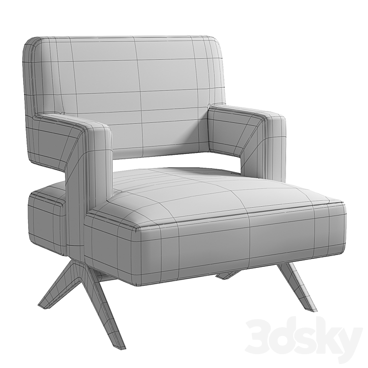 DARLENE CHAIR Arm chair 3D model