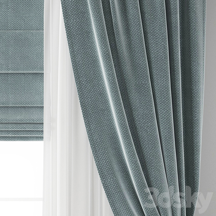 Curtain 664 3D Model