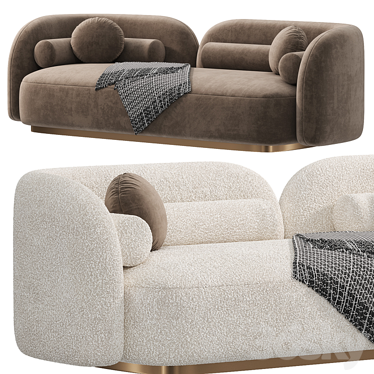 Nordic Sofa by Leader sofas 3DS Max - thumbnail 2
