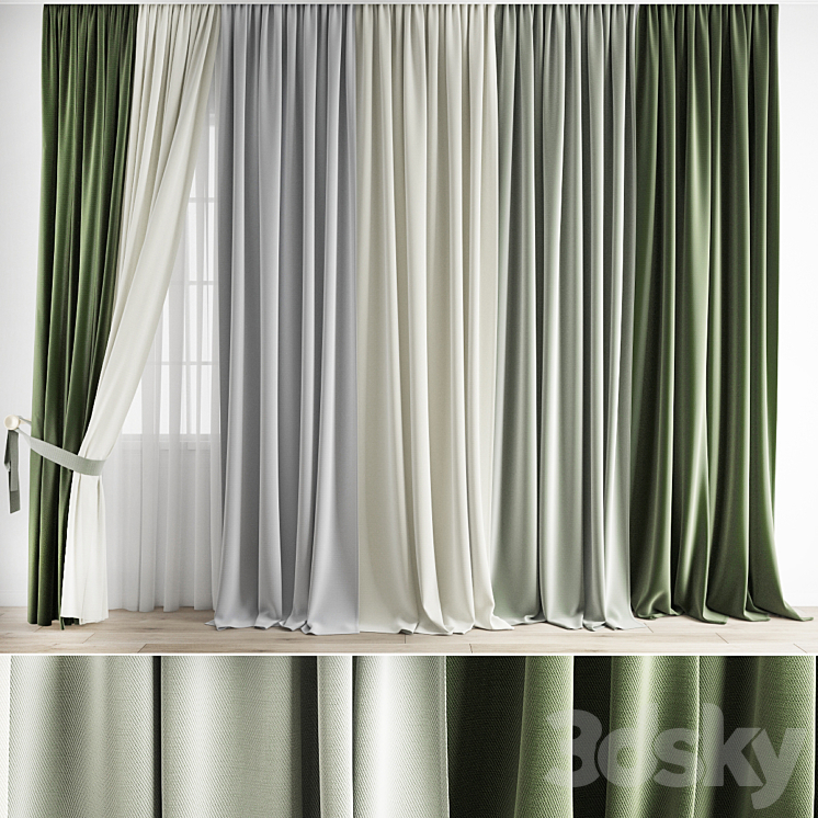 Curtain 651 3D Model