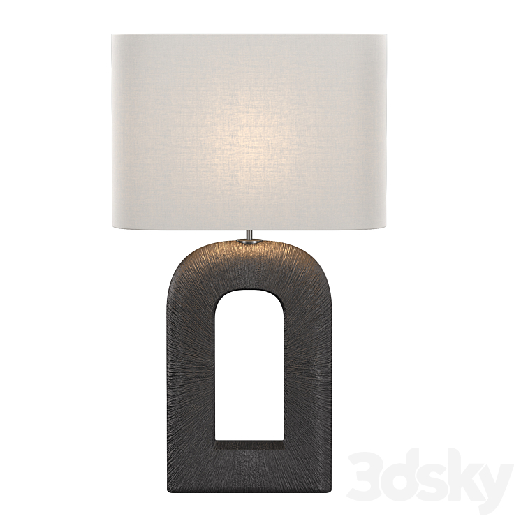Utopia Large Combed Table Lamp 3D Model Free