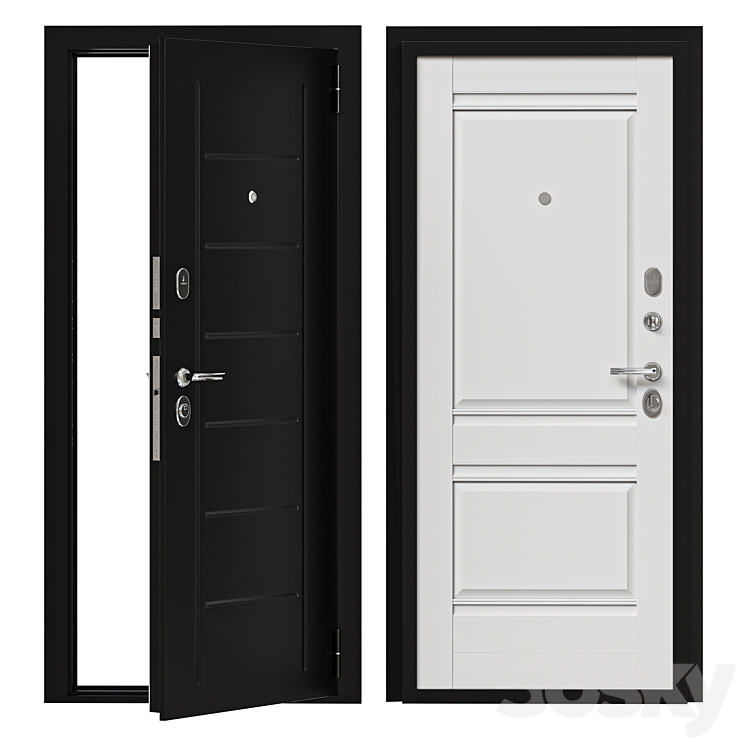 Entrance metal door Bravo Free Download