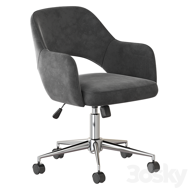 Computer chair Clark by Stoolgroup 3DS Max Model - thumbnail 2