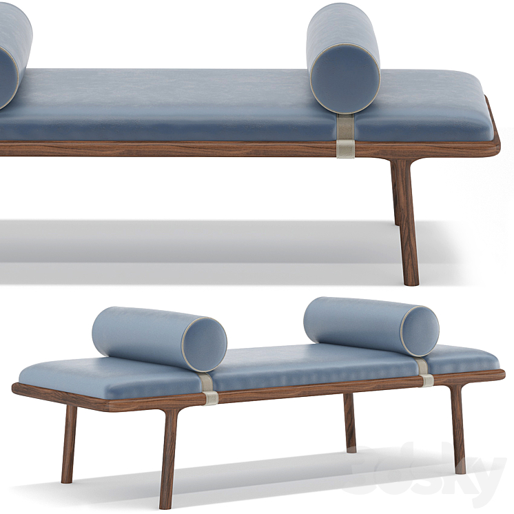 Bench Carpanese Home BELTS XL Bench - Other soft seating - 3D model
