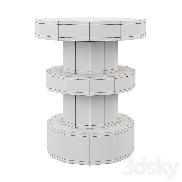Bit Stool Normann Copenhagen Colored 3D Model