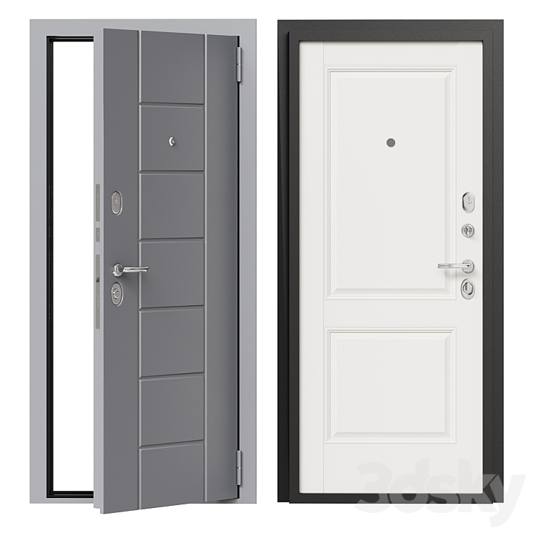 Entrance metal door Bravo 17 Free Download